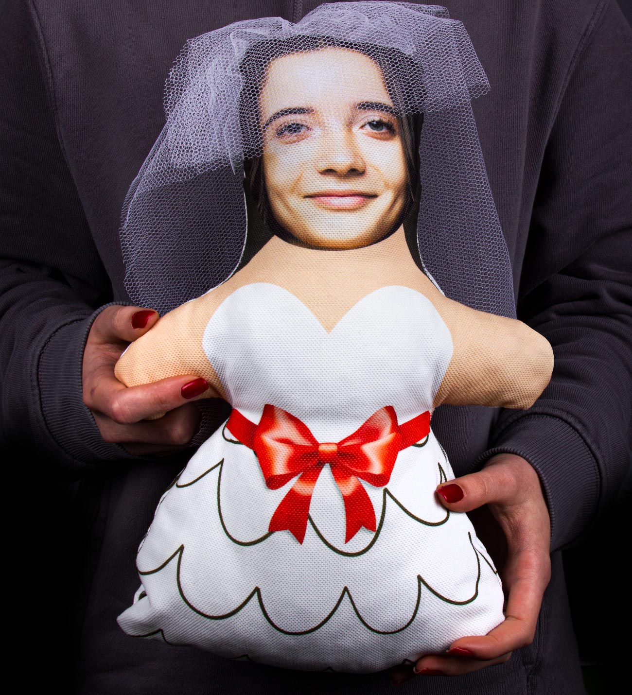 Kişiye Özel Gelin Peluş Bebek