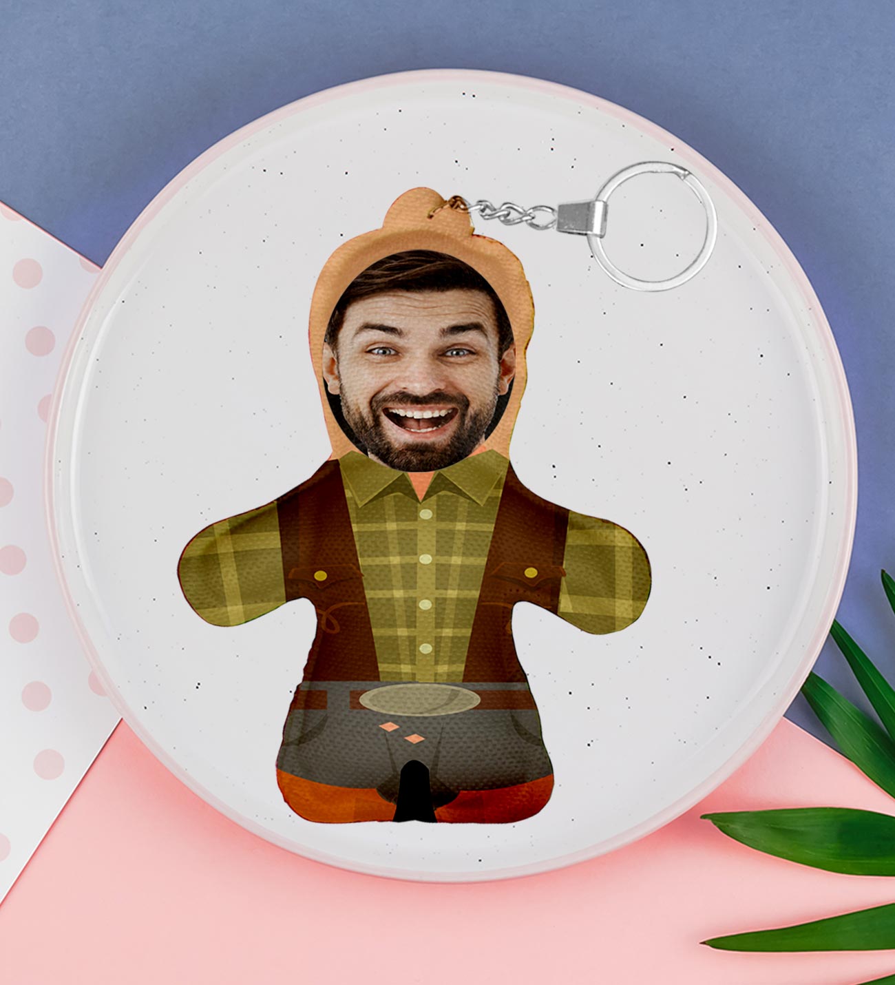 Kişiye Özel Çiftçi Anahtarlık