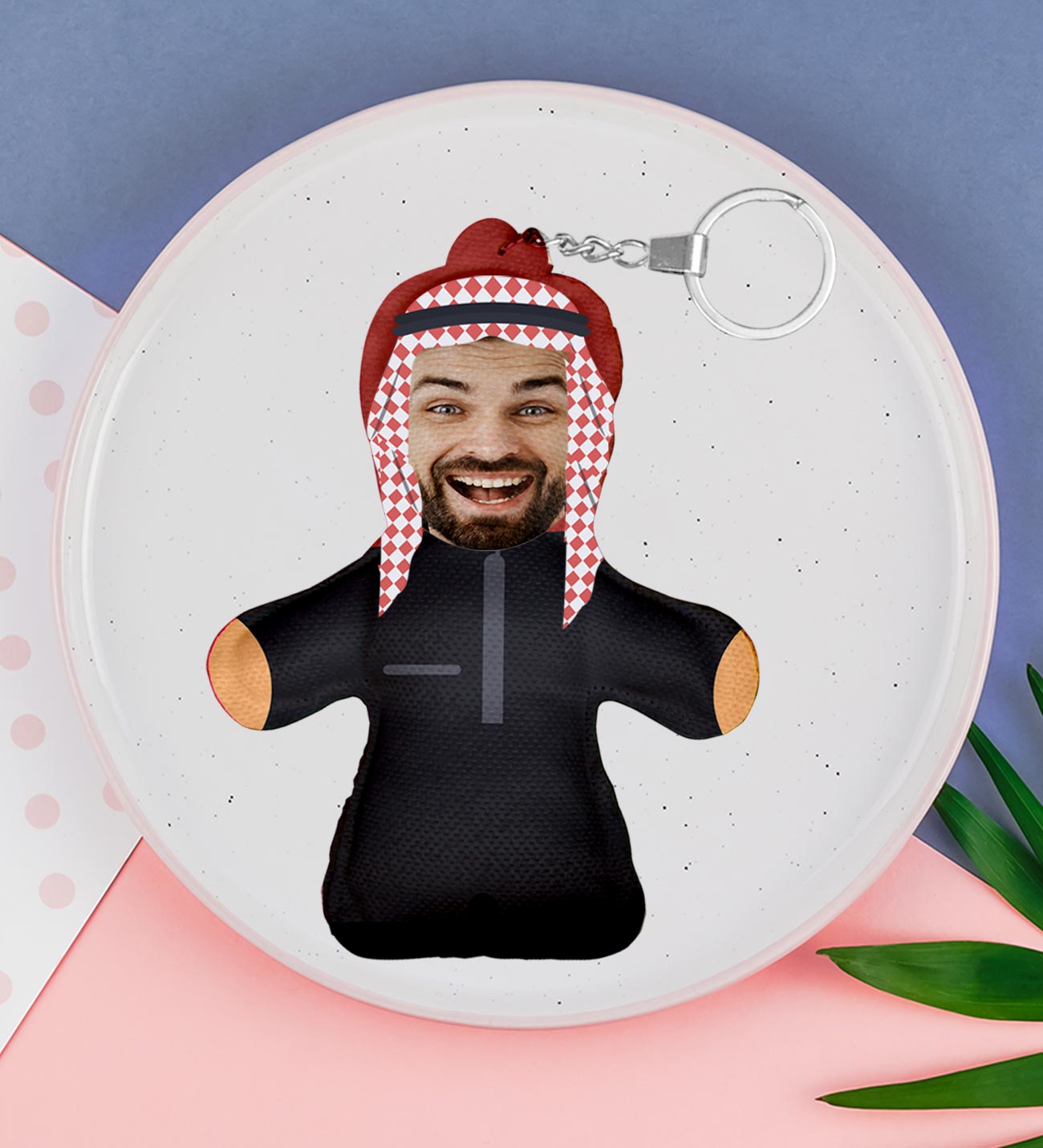 Kişiye Özel Arap Şeyhi Anahtarlık