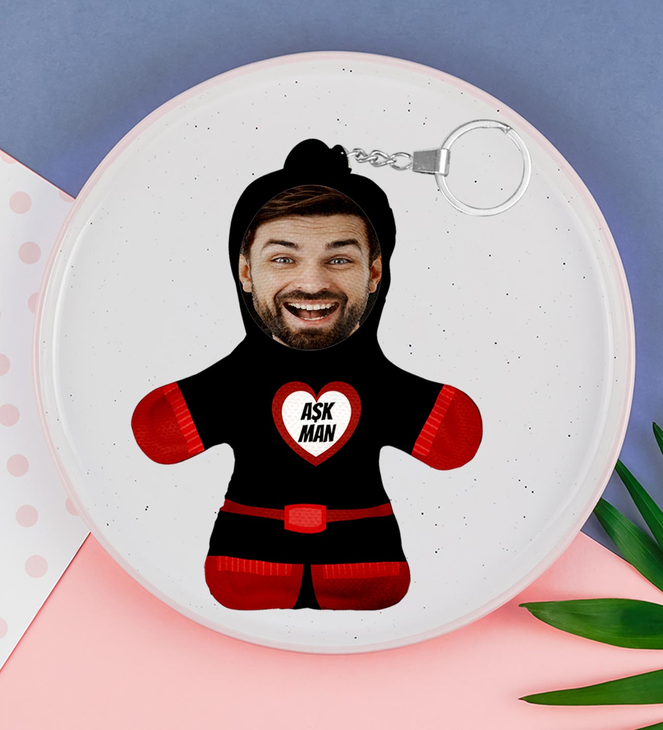 Kişiye Özel SüperAşk Anahtarlık