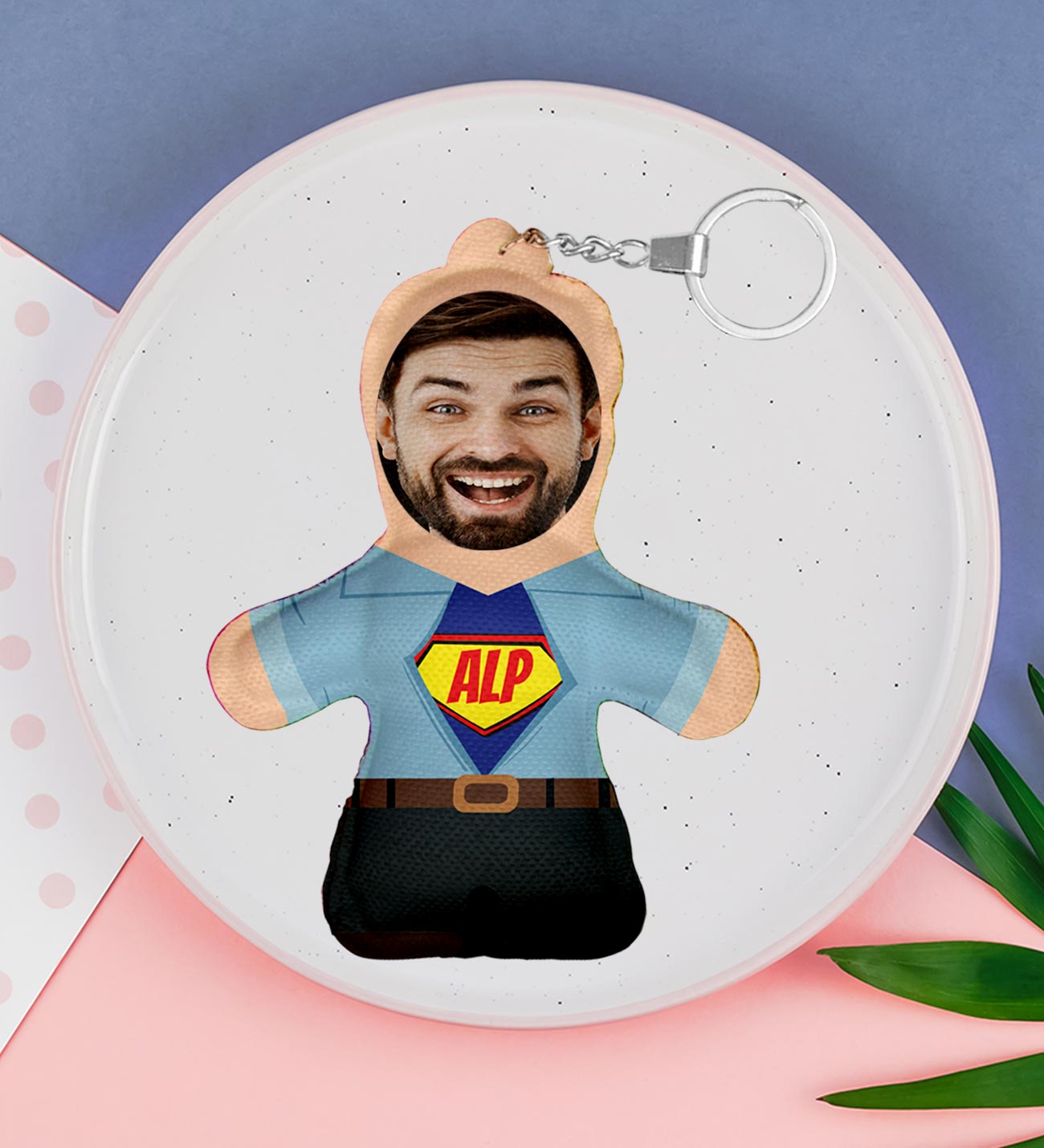 Kişiye Özel Gizli Kahraman Anahtarlık