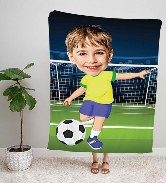 Kişiye Fotoğraflı Sporcu Tasarım TV Battaniyesi 115959