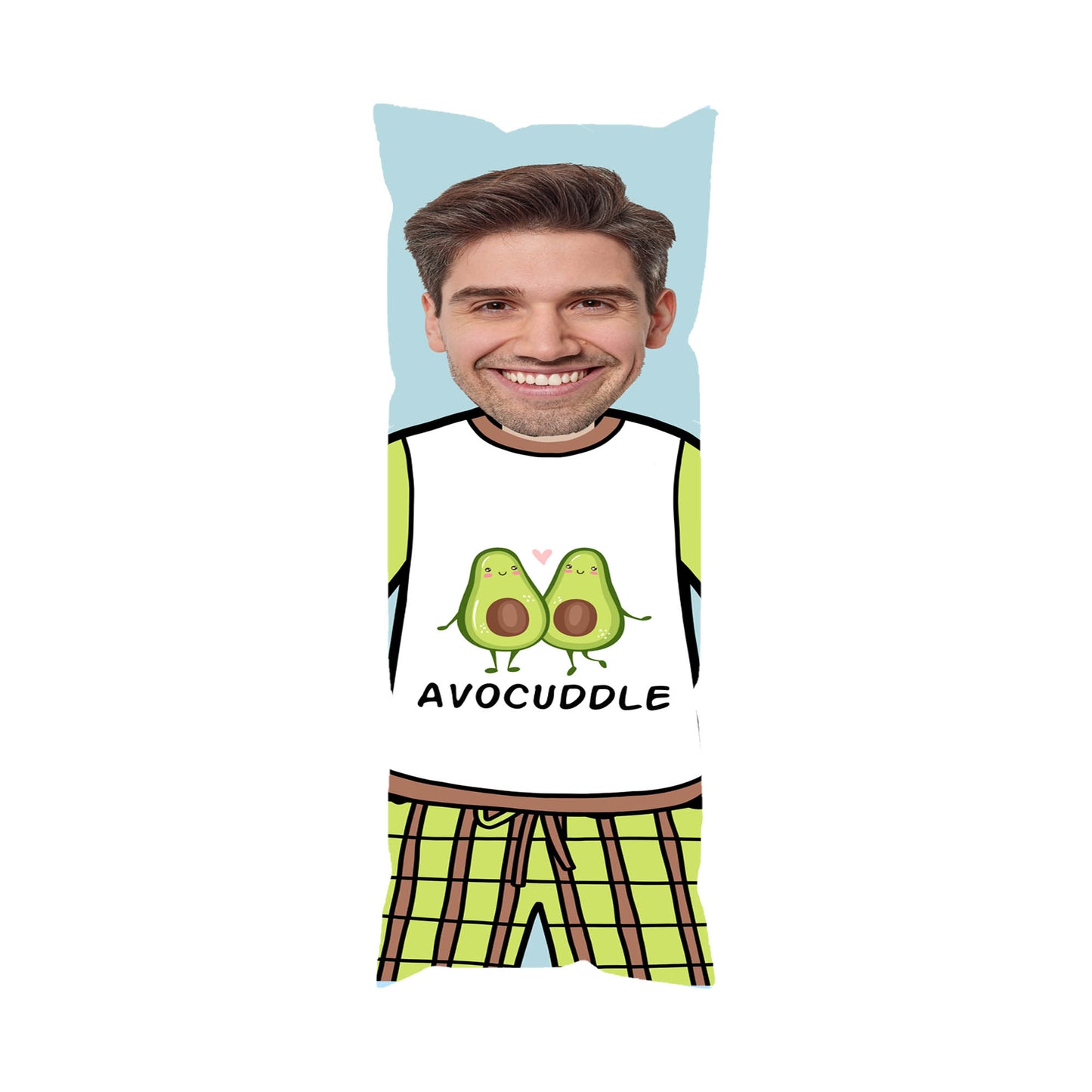 Kişiye Özel Fotoğraflı Sarıl Bana Avocuddle Yastık 116204