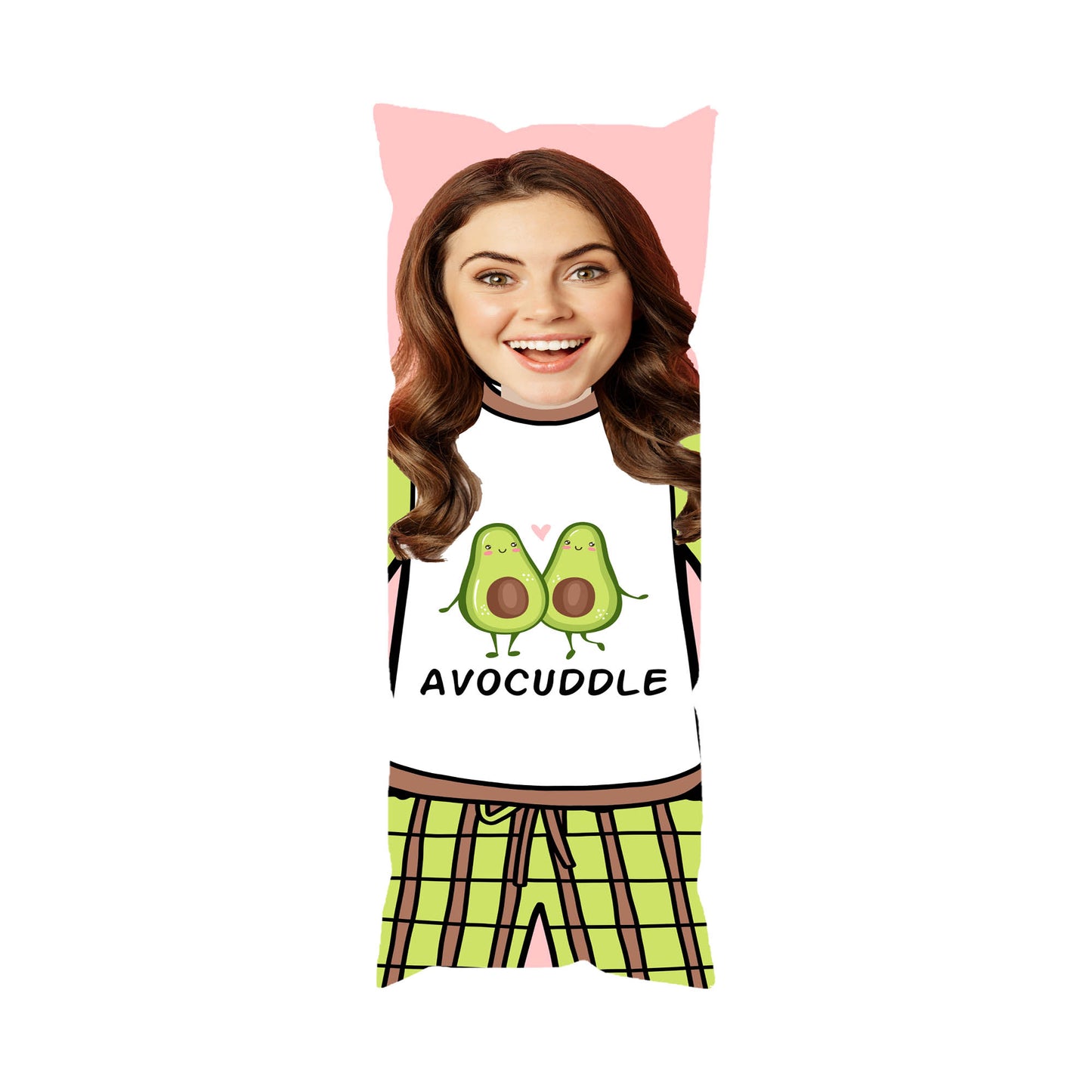 Kişiye Özel Fotoğraflı Sarıl Bana Avocuddle Yastık 116204